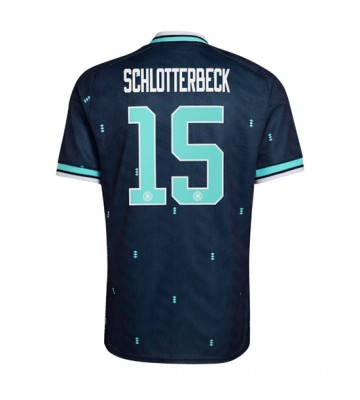 Tyskland Nico Schlotterbeck #15 Bortatröja VM 2026 Kortärmad